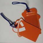 Healthcare Recruitment Ideas: Custom Shaped Luggage Tags